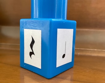 One-beat rhythms with four-sided notation: Quarter Note, Quarter Rest, Eighth Notes, and Sixteenth Notes