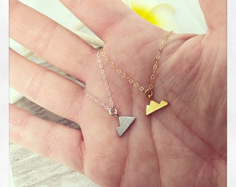 Alaska Necklace, Mini Mountain Necklace