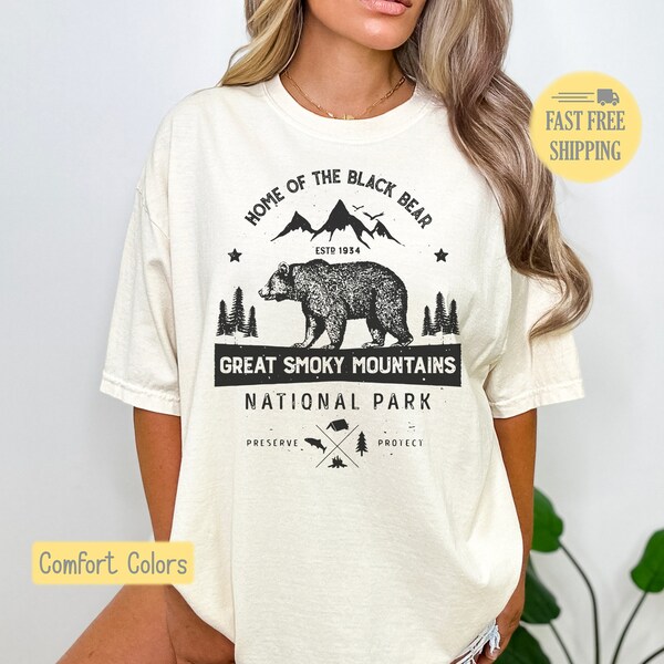 Great Smoky Mountains, National Park Tee, Summer Vacation Shirt, Tennessee Shirt, North Carolina Shirt, Graphic Sweatshirt, Adventure Shirt