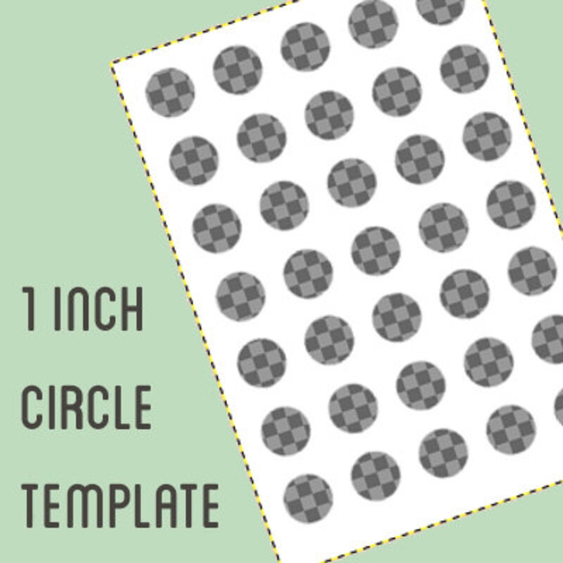 1 Inch Circle - Etsy