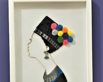 Pretty Hmong Girl Pom Pom Hat
