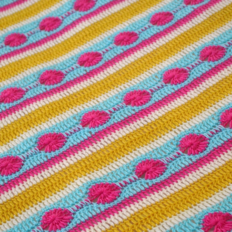 Bonbon Blanket PDF Pattern Crochet image 3