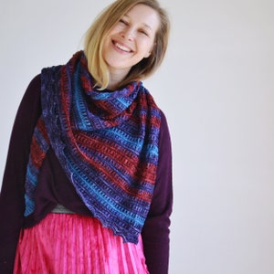 Bruce Shawl PDF Pattern ~ Casual crochet
