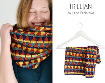 Trillian Cowl PDF Pattern ~ Colorful crochet