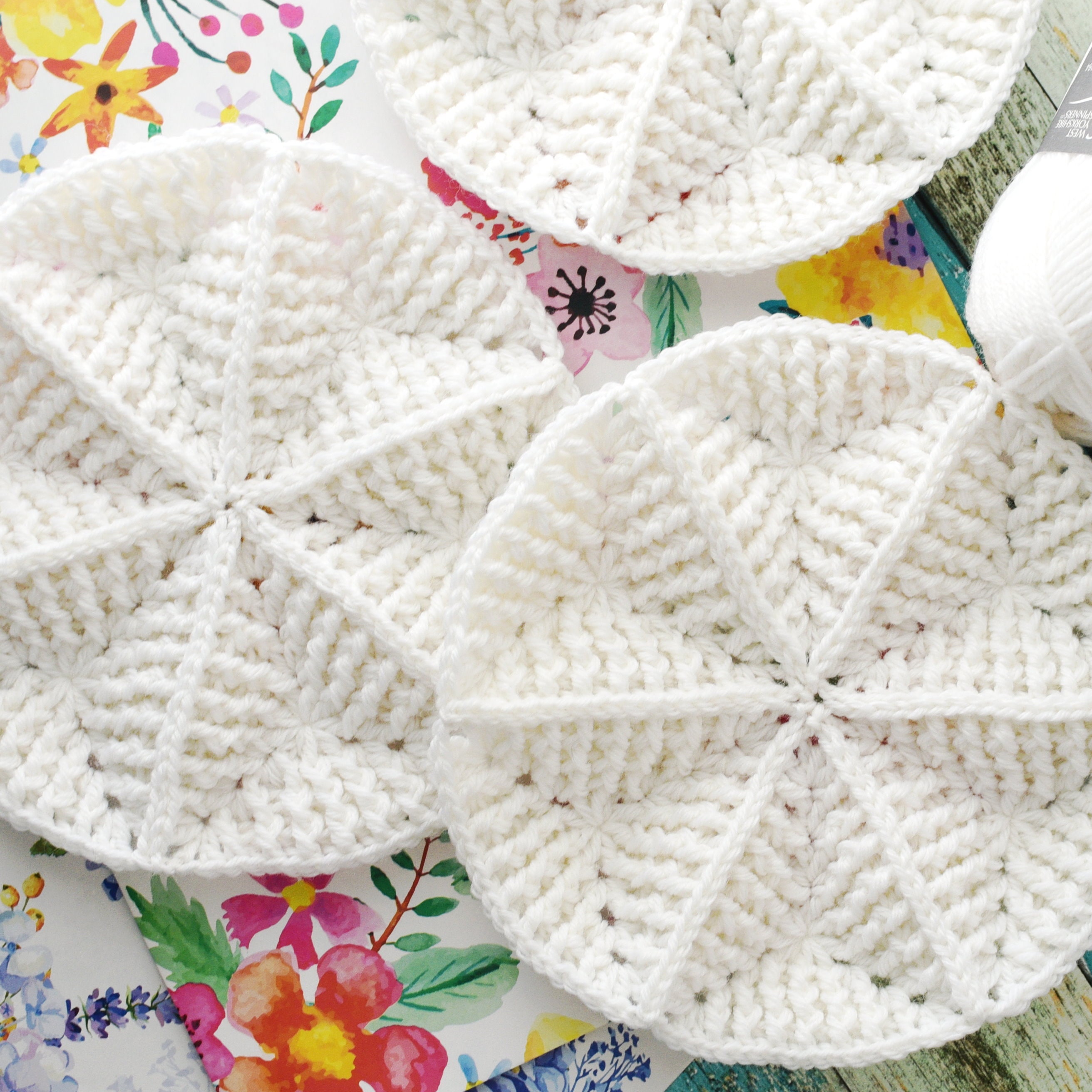 White Lily Blanket PDF Pattern Crochet Etsy