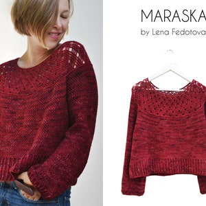 Maraska Top PDF Pattern ~ Modern crochet