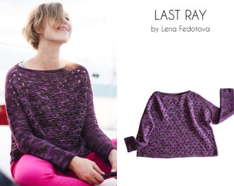 Last Ray Sweater PDF Pattern ~ Crochet