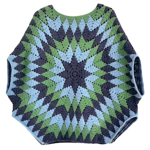 StarOver Poncho PDF Pattern Modern Crochet image 3