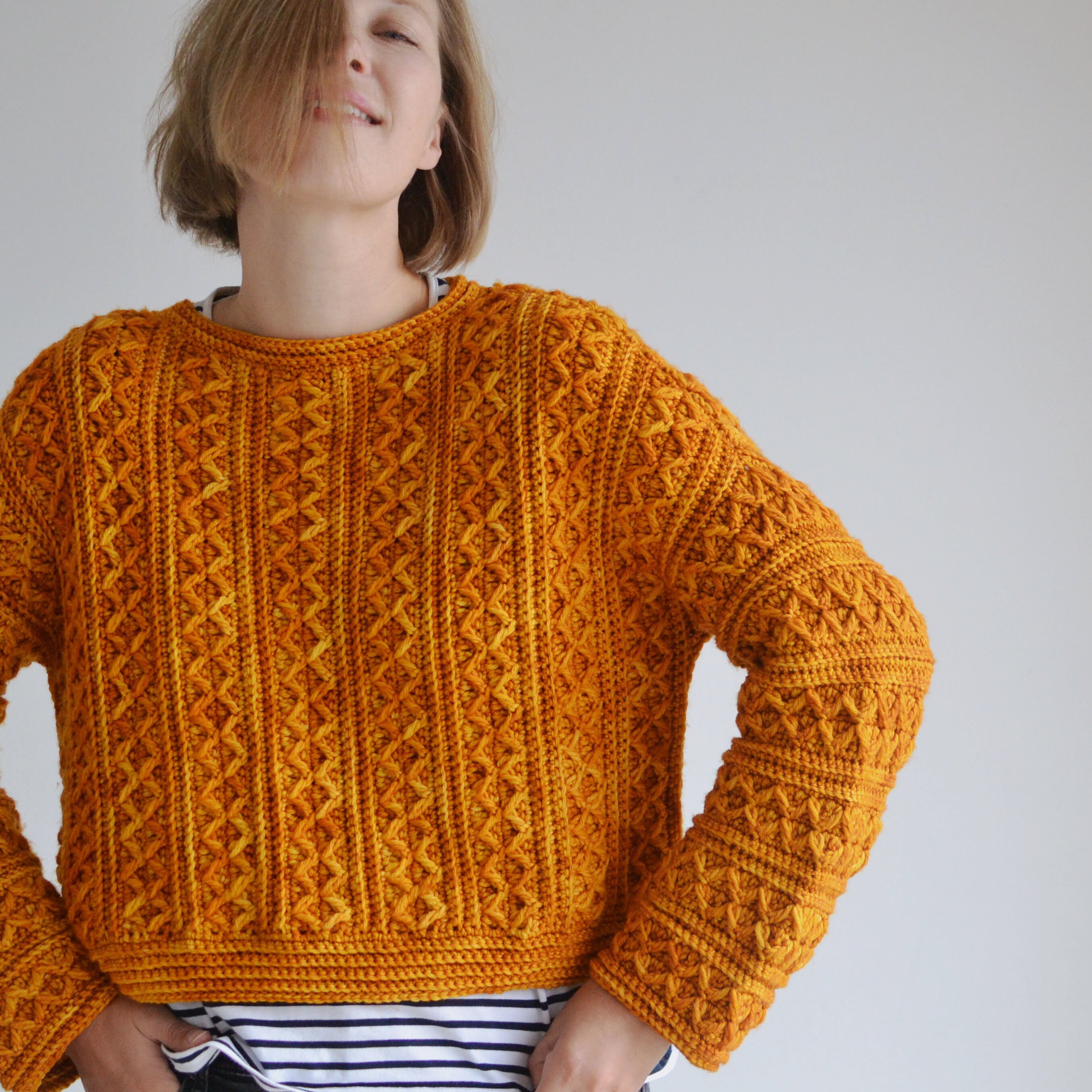 Candied Orange Sweater PDF Pattern Crochet - Etsy