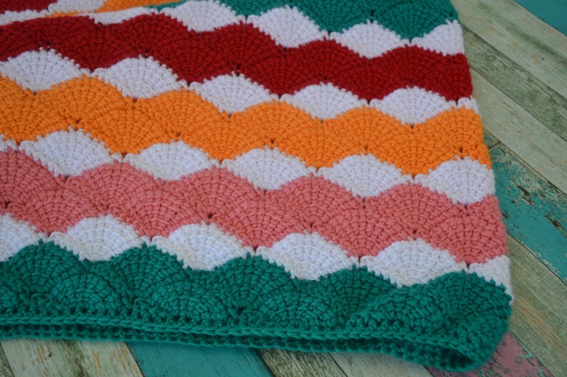 Mermaid Tail Blanket PDF Pattern Crochet image 10