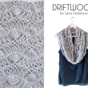 Driftwood Cowl PDF Pattern ~ Casual crochet