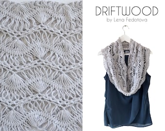 Driftwood Cowl PDF Pattern ~ Casual crochet