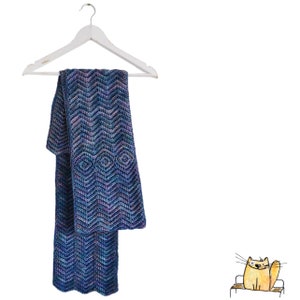 Locus Scarf PDF Pattern ~ Textured crochet