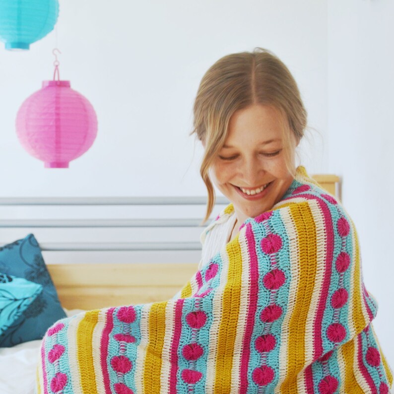 Bonbon Blanket PDF Pattern Crochet image 6