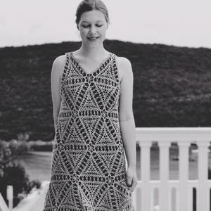 Mavka Dress Crochet Pattern – Airy Summer Dress Made of Motifs – Hexagon Motif Dress –  Crochet Dress PDF Pattern
