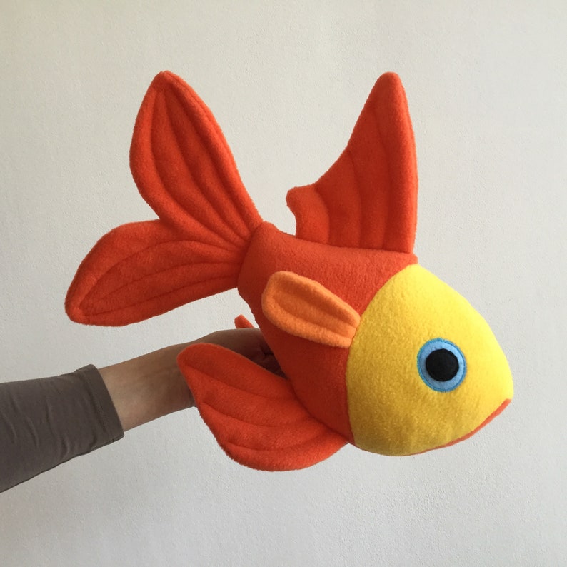 goldfish pdf sewing pattern Cheap super special NEW price toy soft fish fleece