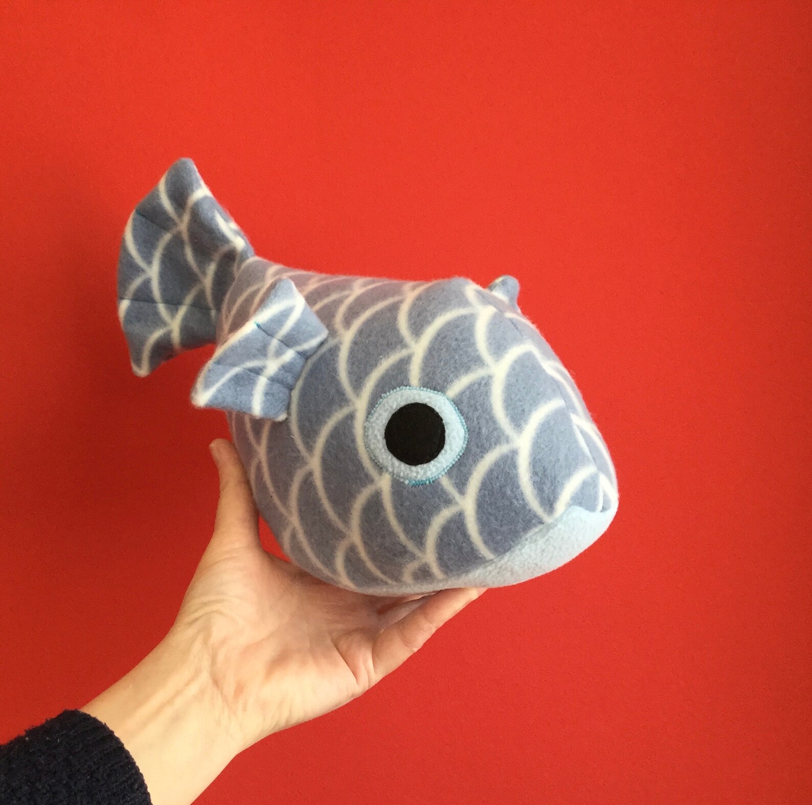 Fish Pdf Sewing Pattern Fish Soft Toy Fleece Fish Etsy