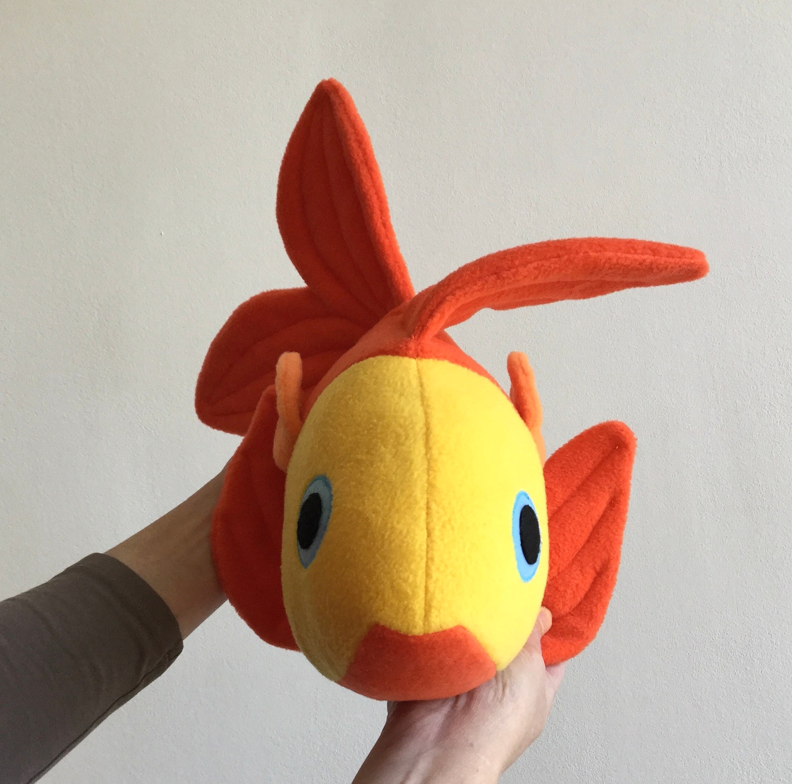 Goldfish Pdf Sewing Pattern Fish Soft Toy Fleece Fish Etsy