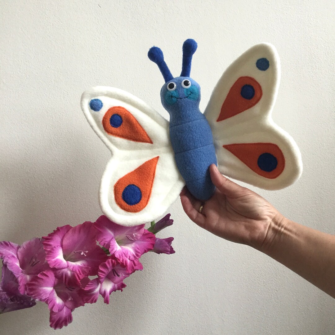 Butterfly Pdf Pattern Butterfly Plush Butterfly Soft Toy Etsy