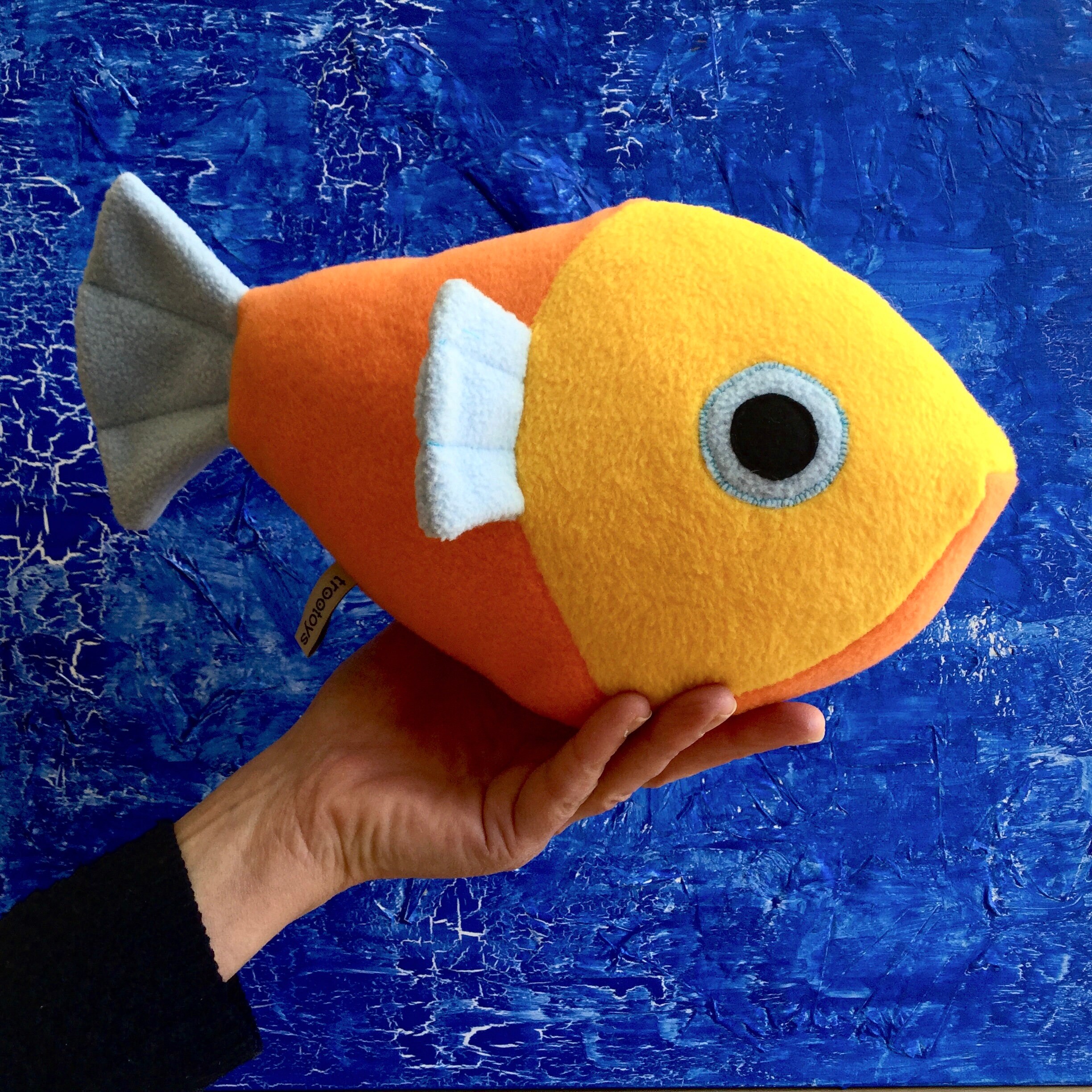 Fish Pdf Sewing Pattern Fish Soft Toy Fleece Fish Etsy