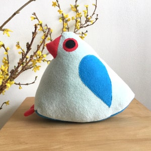 pigeon sewing pattern, pigeon soft toy, bird soft toy