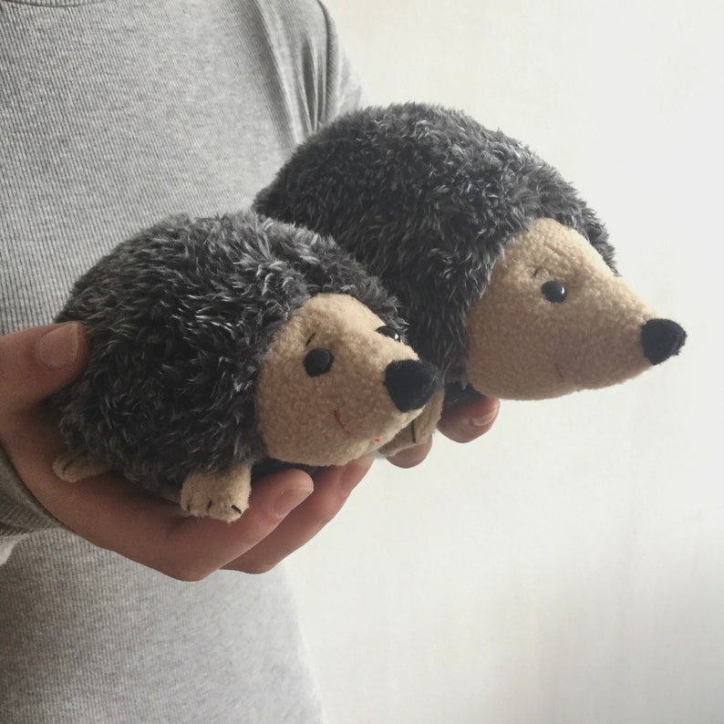 Hedgehog plus baby pdf pattern hedgehog plush hedgehog | Etsy
