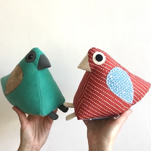 pigeon sewing pattern, pigeon soft toy, bird soft toy
