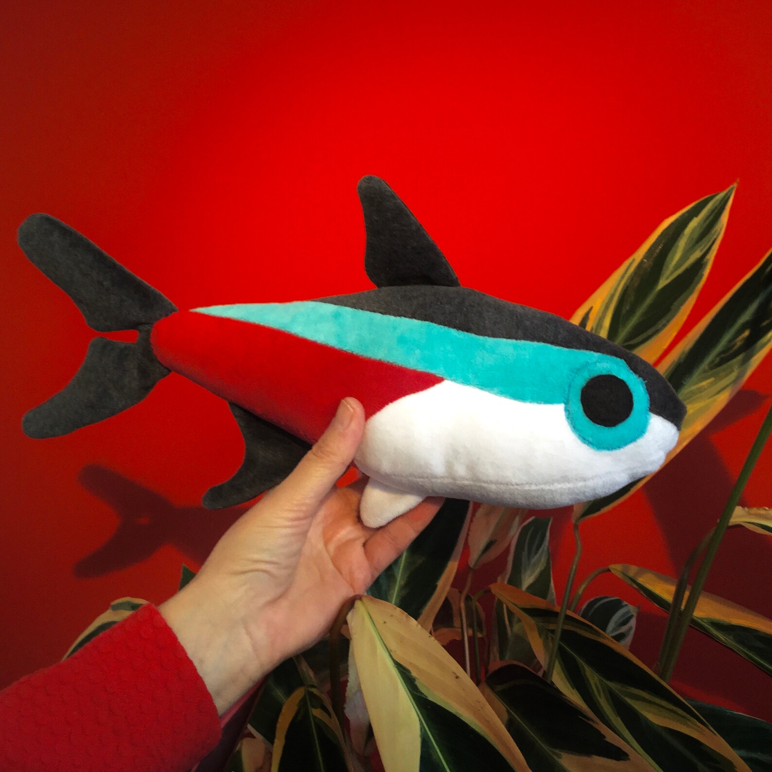 Neon Tetra Fish Pdf Sewing Pattern Neon Tetra Soft Toy Toy Etsy
