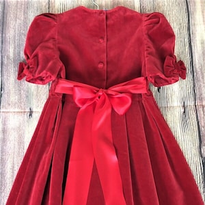 open lace back dress Vintage Laura Ashley Velvet Dropped Waist Dress - S main image 1