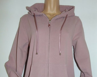 Laura Ashley Antique Rose Leisure Jersey 95% katoenen hoodie top sportkleding UK 8-10