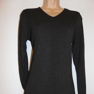Laura Ashley Vintage 97&#39; Charcoal Marl Slip On Stretch Jersey Maxi Dress, Medium (new with tag)