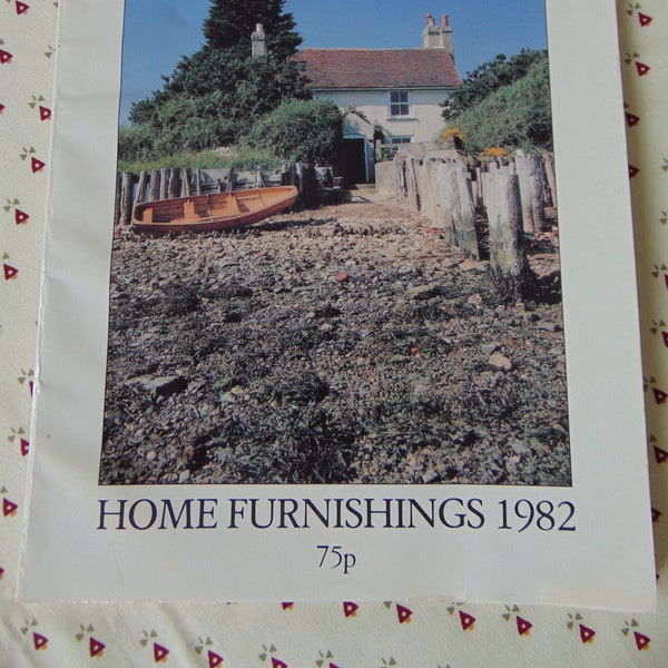 Laura Ashley Vintage 1982 Home Decoration/ Furnishings Catalogue 79 pgs - Rare. ( LA Parfum leaflet included)