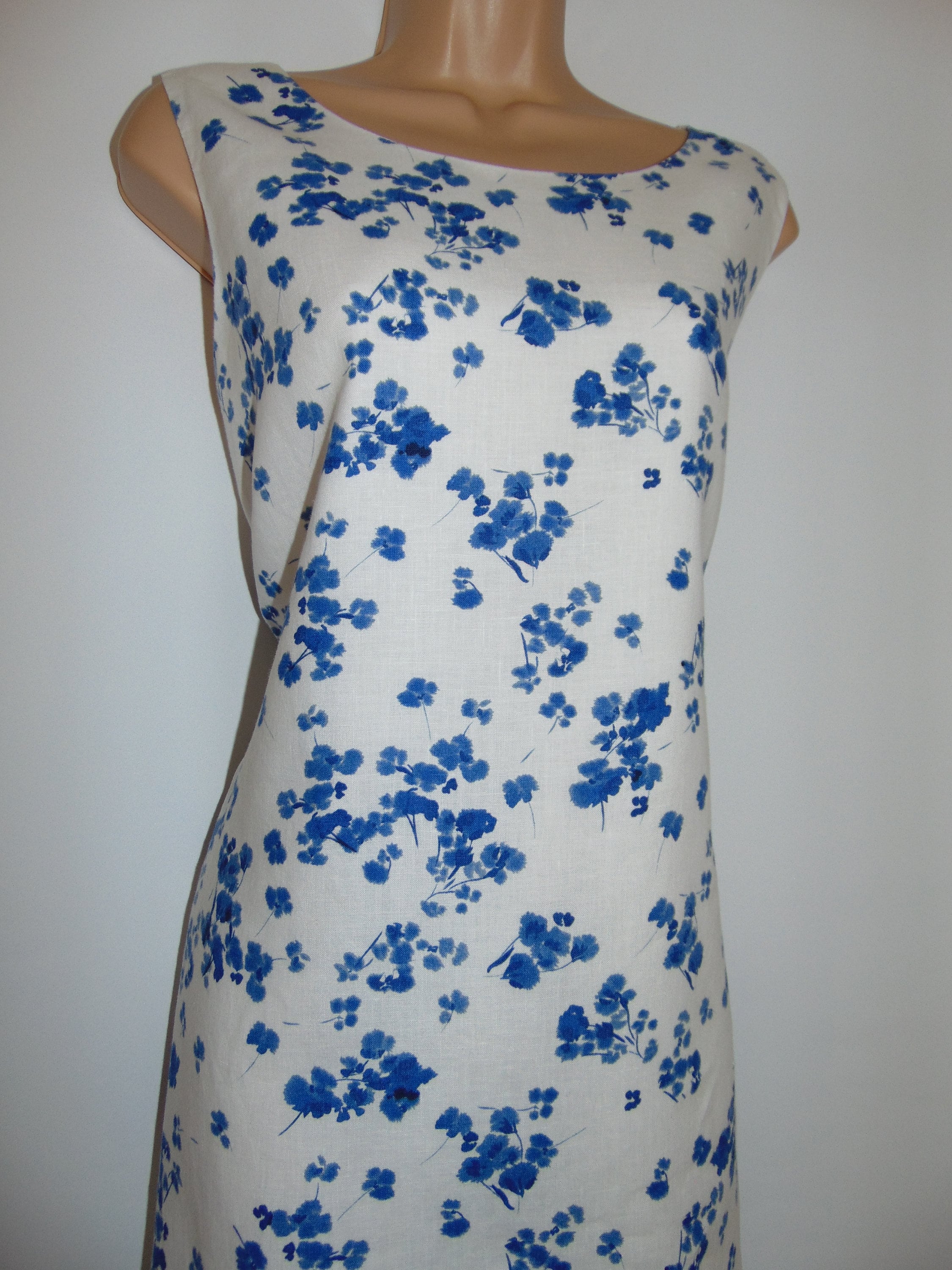 how to style a loose linen dress Loose Linen Fitting Women Dress – Old Linen Mill main image 0
