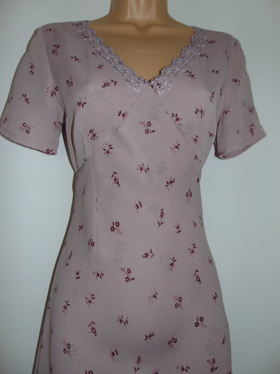Laura Ashley Vintage (new With Tag) Petite Fleur Embroidered