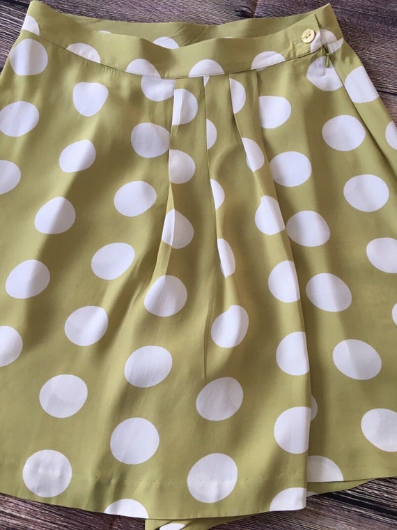 Laura Ashley Vintage Unworn Spring '93 Lime/ Whit… - image 2