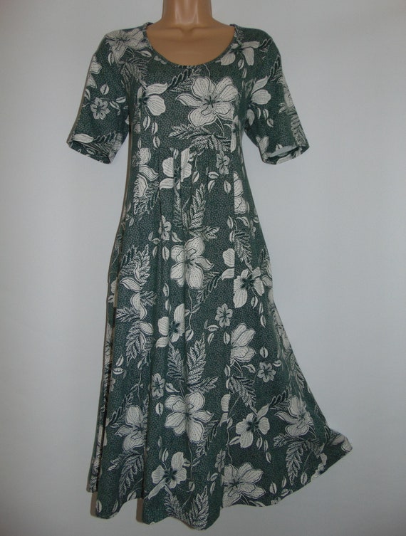 Peter hahn robes green cotton top