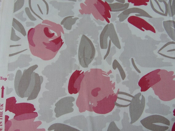 Laura Ashley Discontinued Curtain Fabric Small Piece Etsy