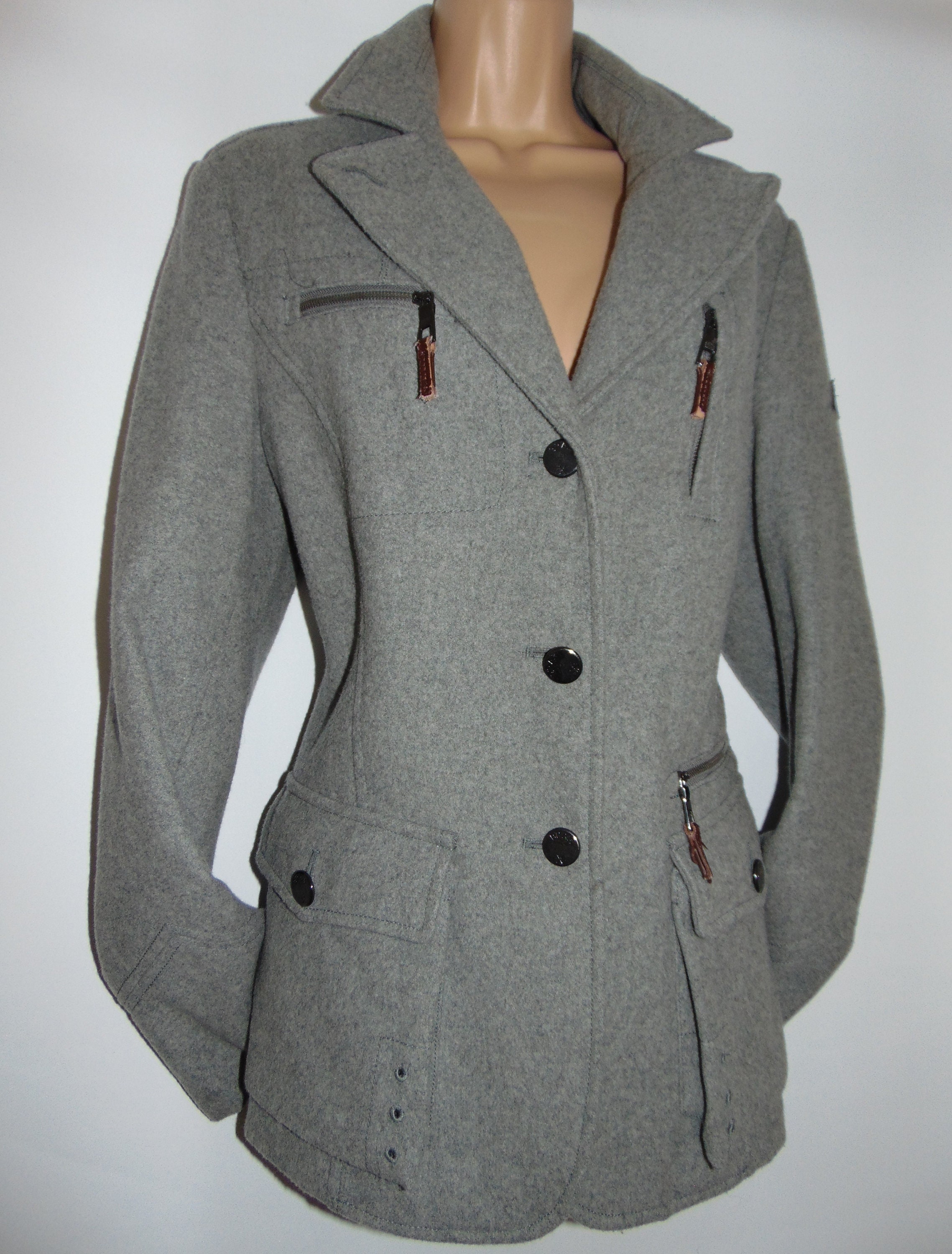 Brax Feel Good van Peter Hahn Ongedragen 60 Virgin Wool Felt High Quality Jacket 38 UK 12 Etsy Nederland