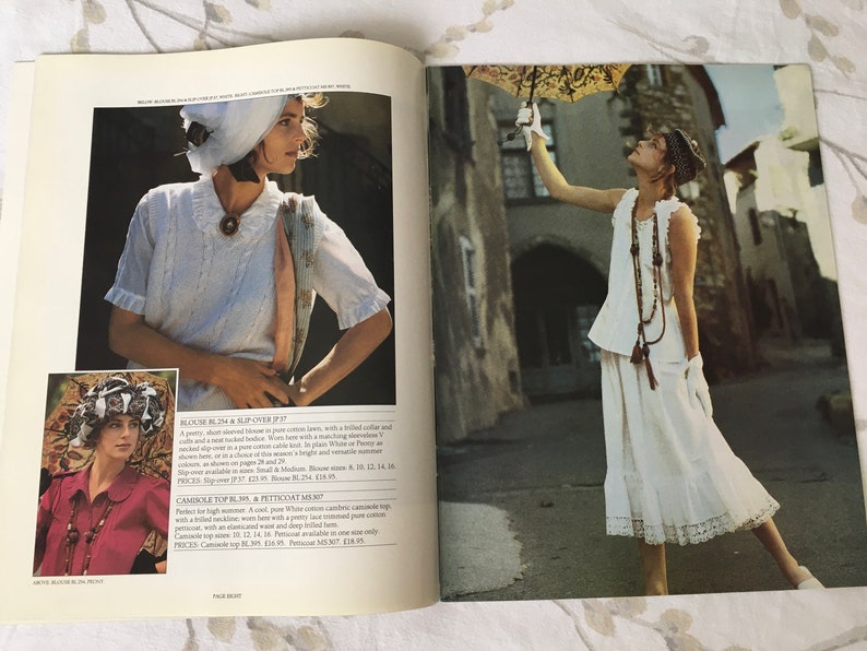Laura Ashley Vintage Summer 1985 Fashion Catalogue Ultra | Etsy