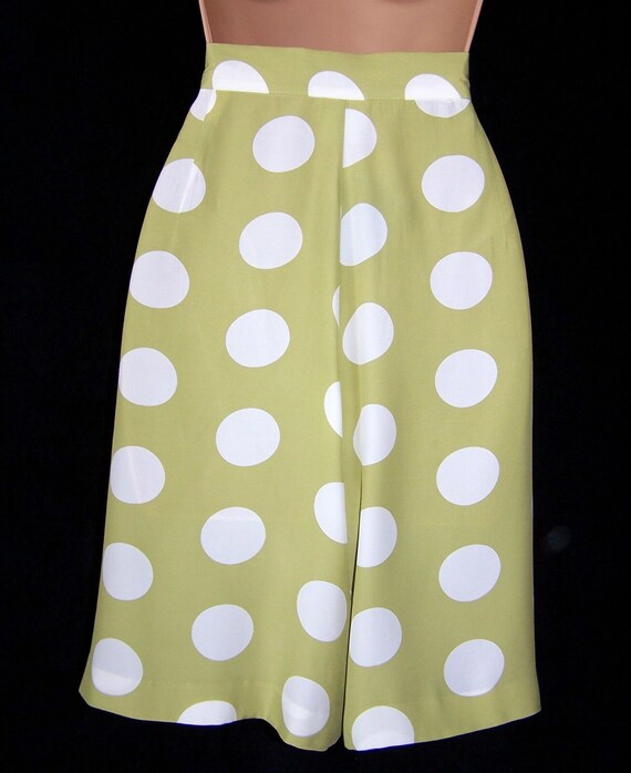 Laura Ashley Vintage Unworn Spring '93 Lime/ Whit… - image 7