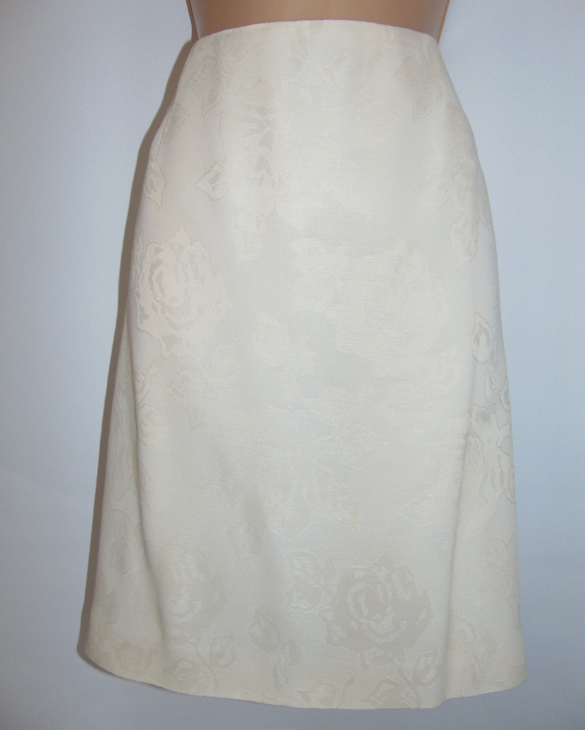 Laura Ashley Vintage Rare Ivory Rose Brocade Occasion Skirt/ - Etsy UK
