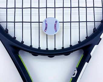 Blue- Customized Crystal Tennis Ball Dampener
