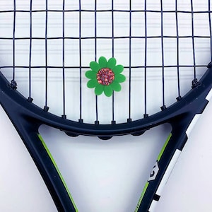 Bottega Green- Customized Crystal Flower Tennis Dampener