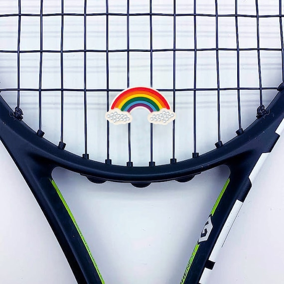 Rainbow- Customized Crystal Tennis Dampener - Etsy