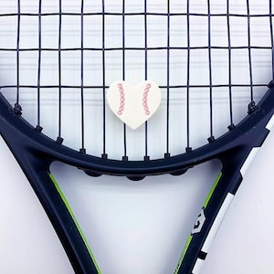 White- Heart Tennis Ball Dampener