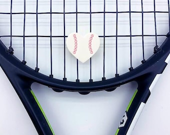 White- Heart Tennis Ball Dampener