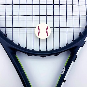 White- Customized Crystal Tennis Ball Dampener