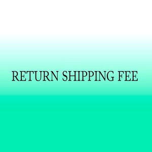Return Shipping Fee Label