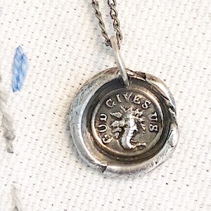Thanksgiving Gift, GOD GIVES US, Wax Seal Jewelry