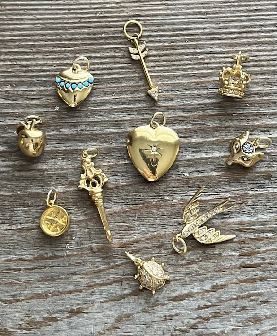 Antique 2024 gold charms